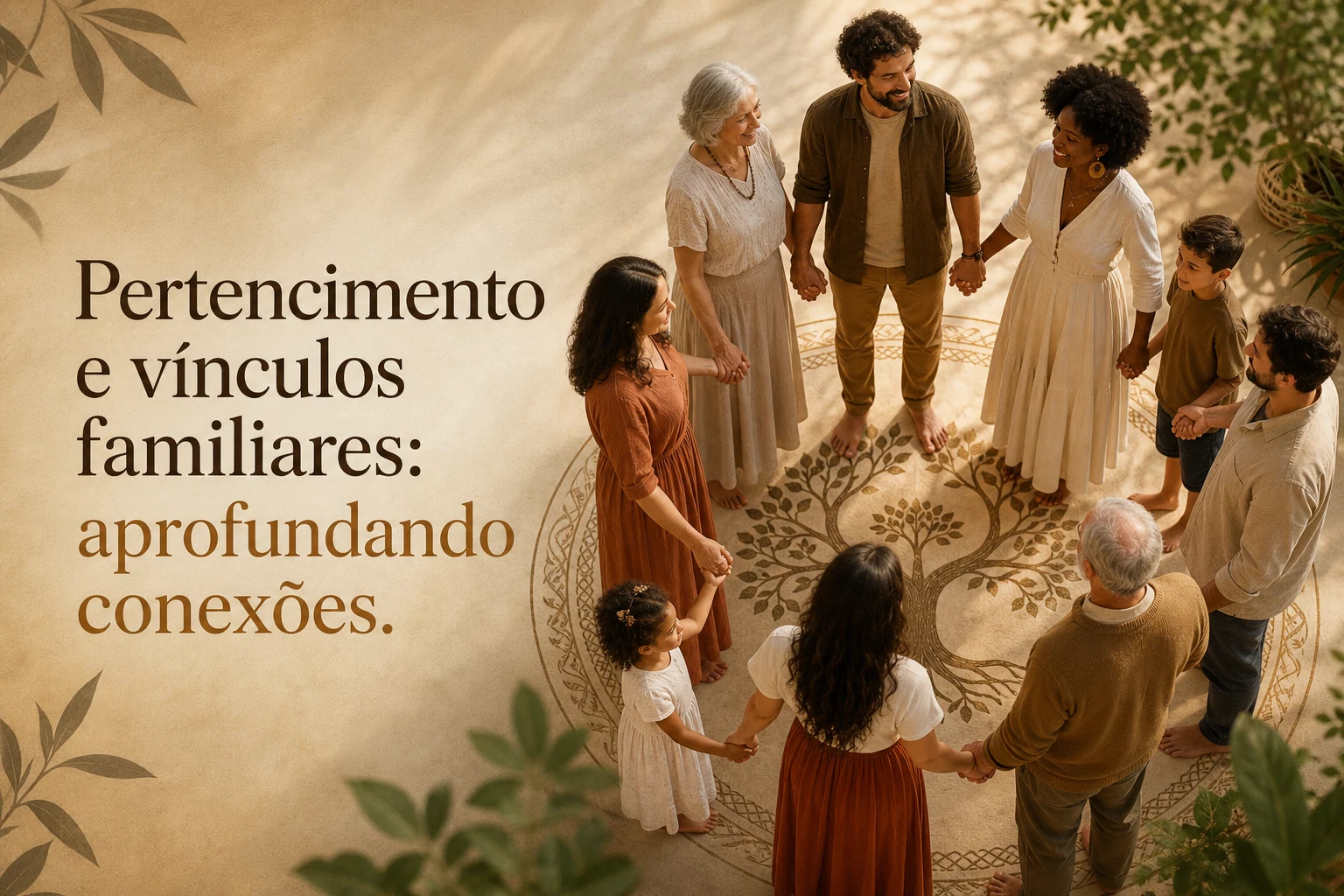 Imagem editorial para Pertencimento e Vínculos Familiares: Aprendendo com a Dinâmica Sistêmica no canal constelacao blog.