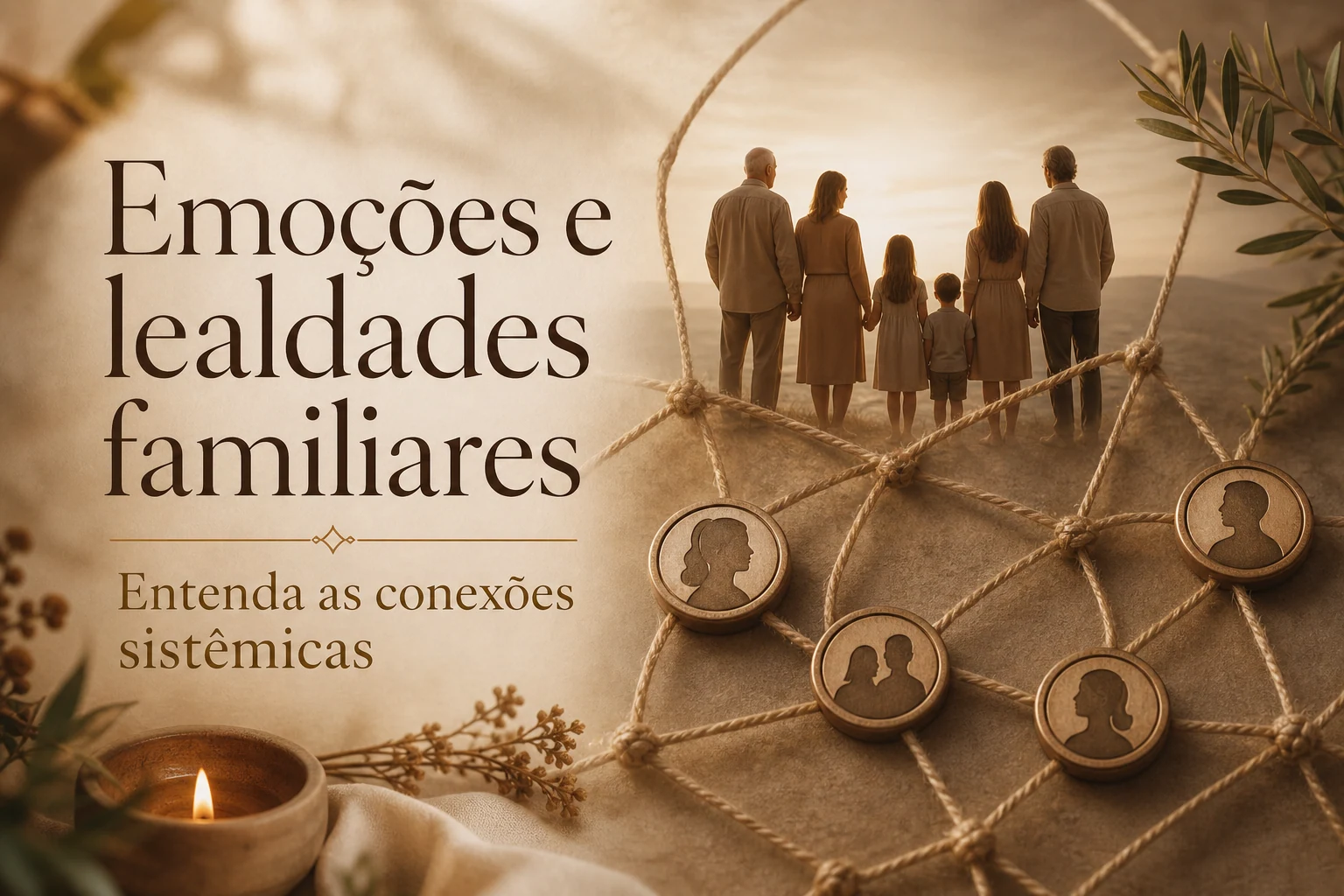 Imagem editorial para Emoções e Lealdades Familiares: A Profundidade das Conexões Sistêmicas no canal constelacao blog.