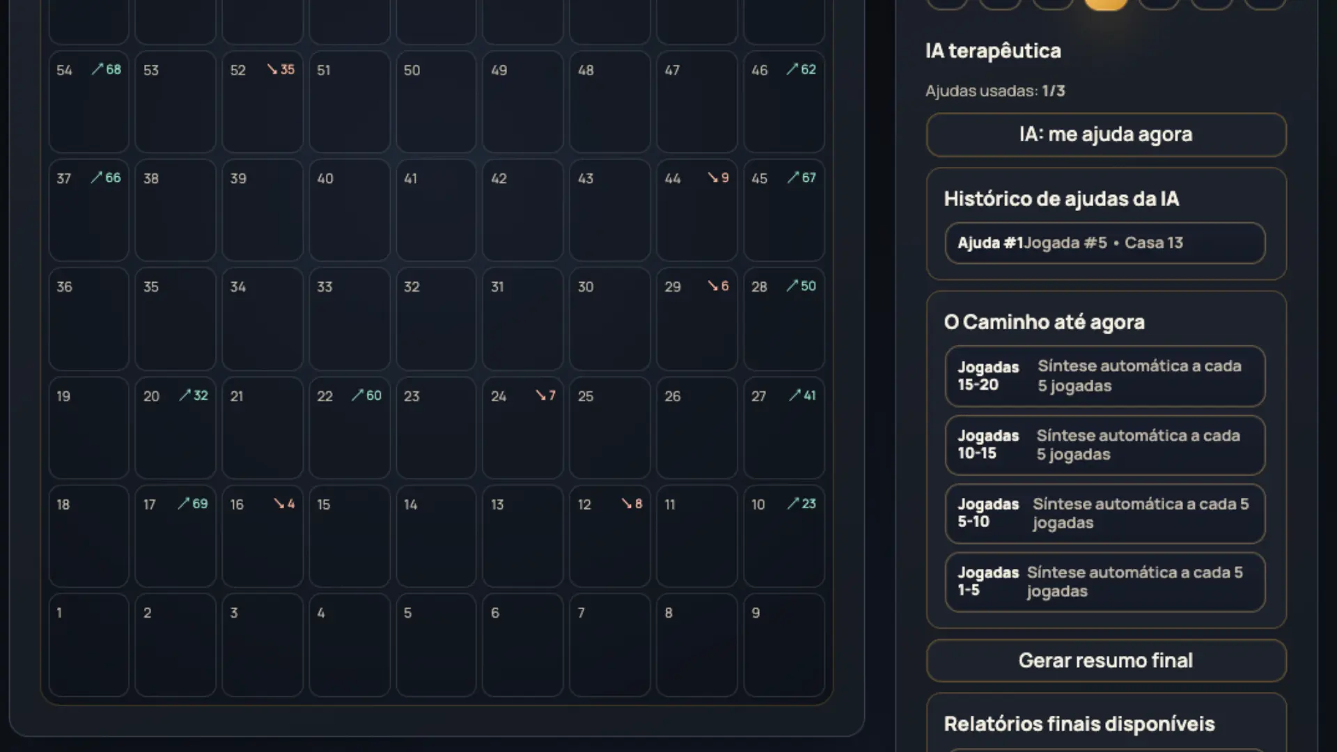 Fluxo de IA cofacilitadora na constelação