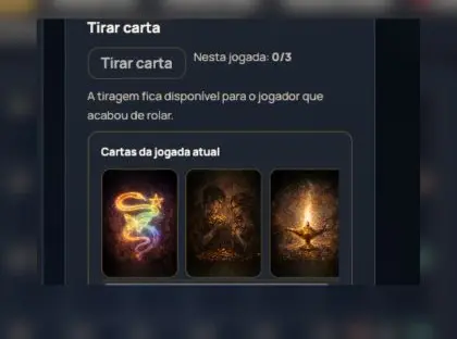 Cartas dentro da sala