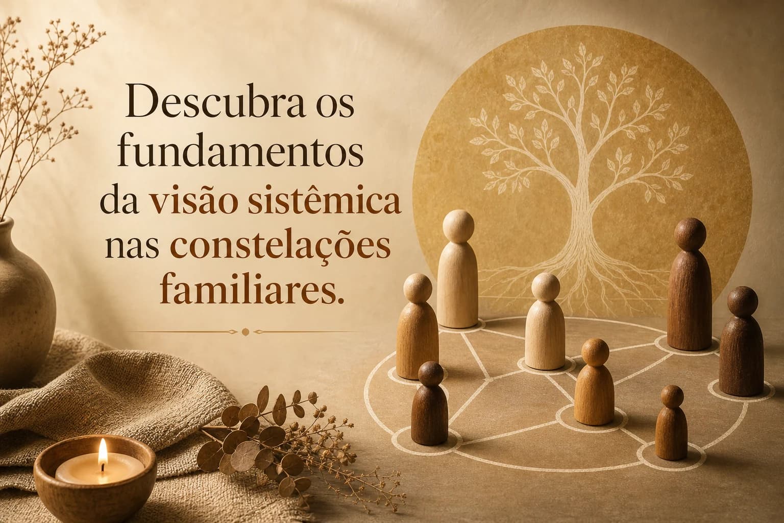 Imagem editorial para Fundamentos da Visão Sistêmica no canal constelacao blog.